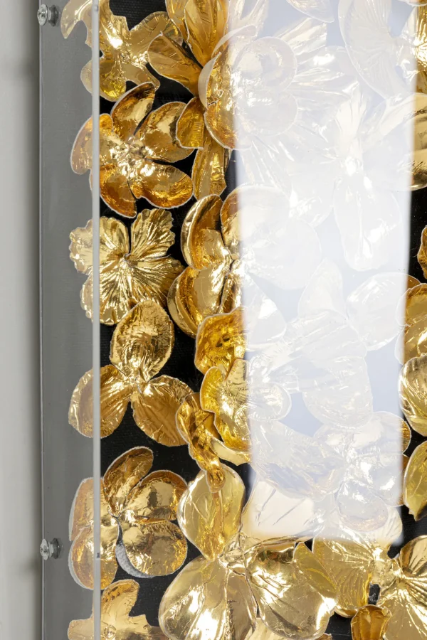 Cornice Decorativa Gold Flower 60x60cm - KARE