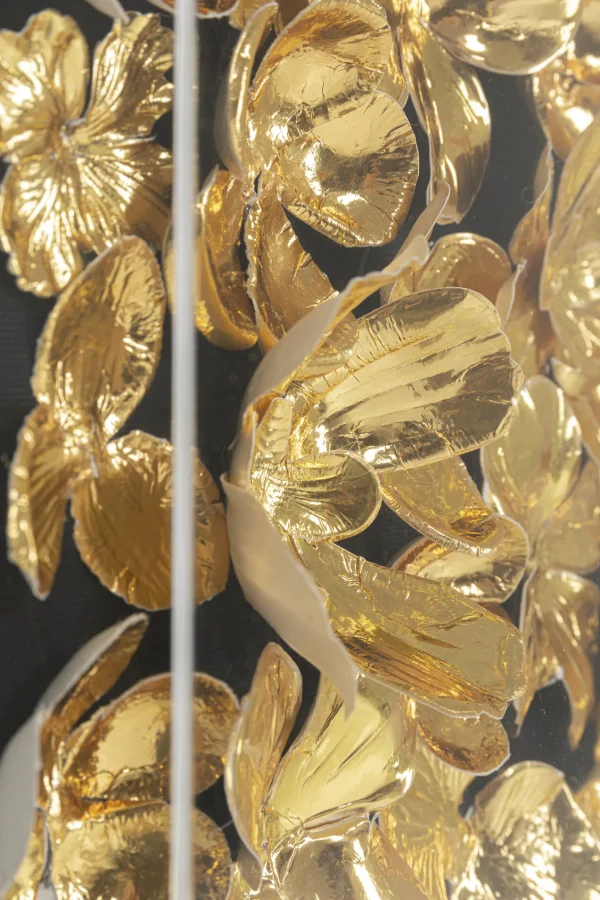Cornice Decorativa Gold Flower 60x60cm - KARE