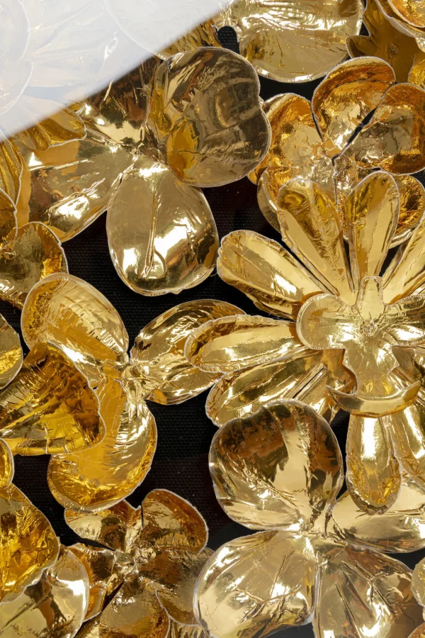 Cornice Decorativa Gold Flower 60x60cm - KARE