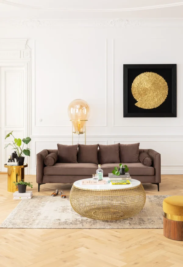 Cornice Decorativa Golden Snail 120x120cm - KARE