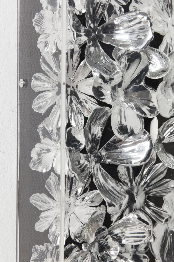 CORNICE DECORATIVA SILVER FLOWER 100X100CM - KARE