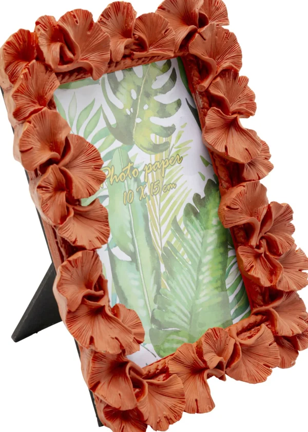 Cornice Ginkgo Leaf arancione 17x20 cm - KARE