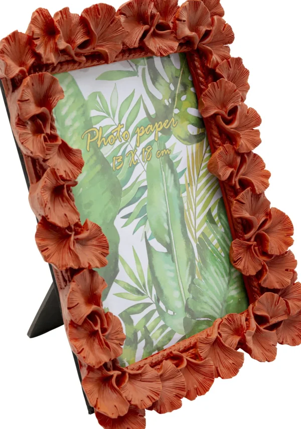 Cornice Ginkgo Leaf arancione 20x24 cm - KARE