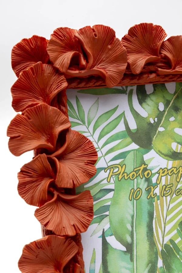 Cornice Ginkgo Leaf arancione 17x20 cm - KARE