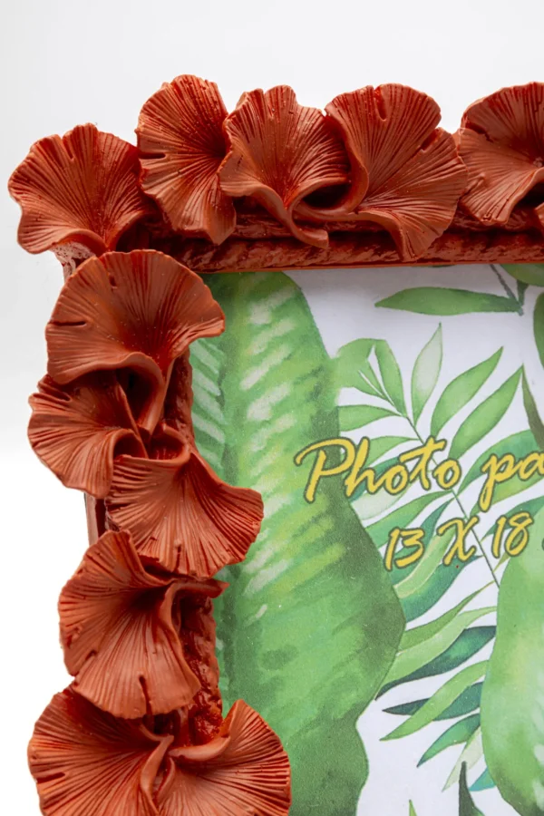 Cornice Ginkgo Leaf arancione 20x24 cm - KARE