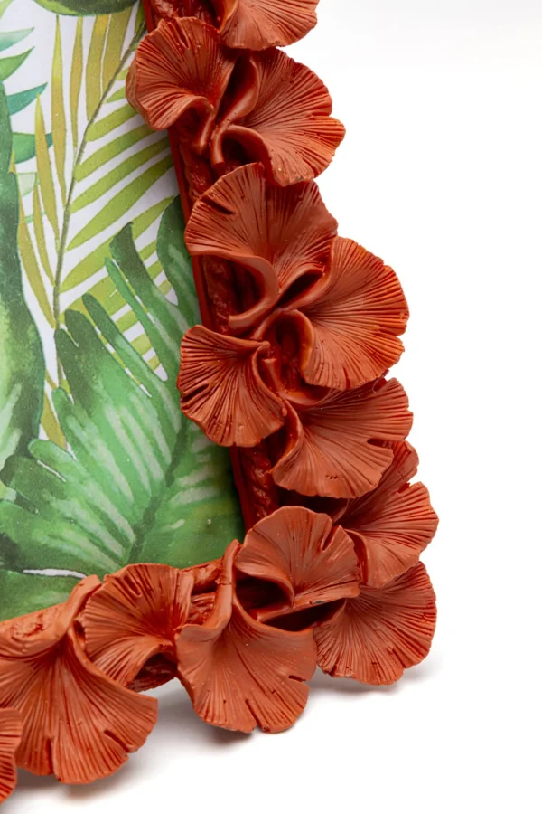 Cornice Ginkgo Leaf arancione 20x24 cm - KARE