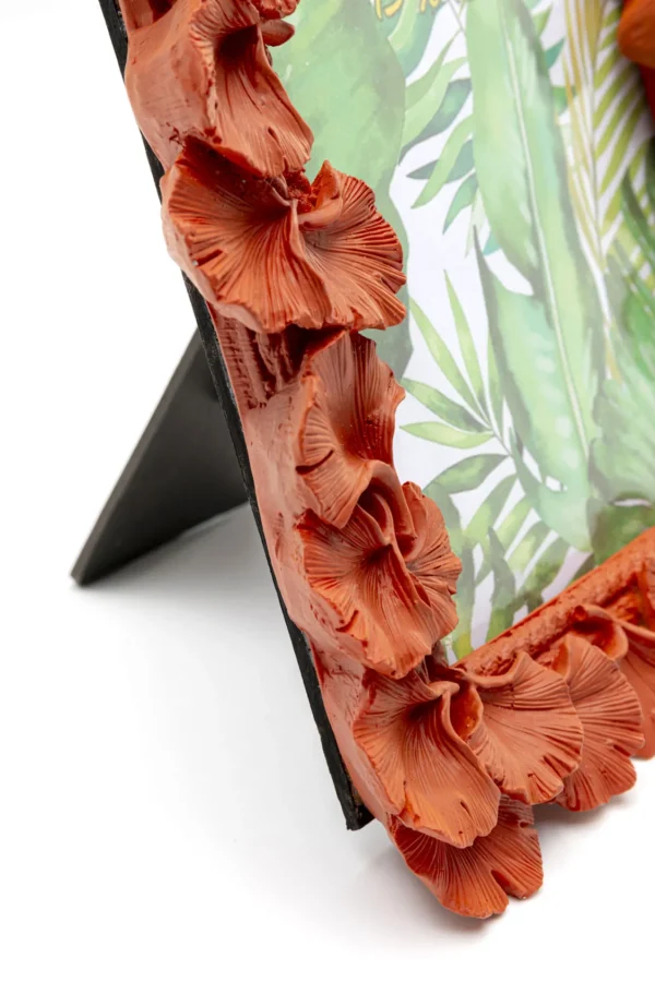 Cornice Ginkgo Leaf arancione 20x24 cm - KARE