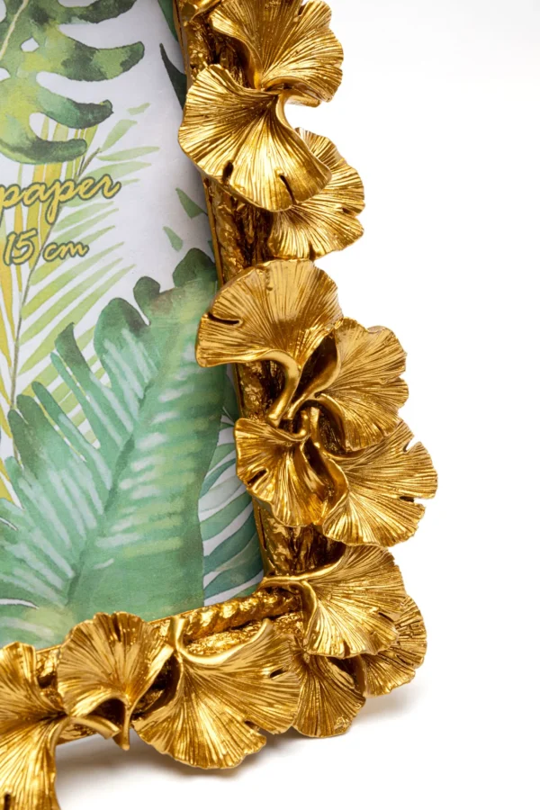 Cornice Ginkgo Leaf oro 17x20 cm - KARE