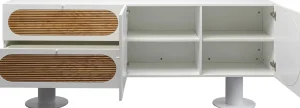 Credenza Atomic Bianco 183x76cm - KARE