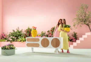 Credenza Atomic Bianco 183x76cm - KARE