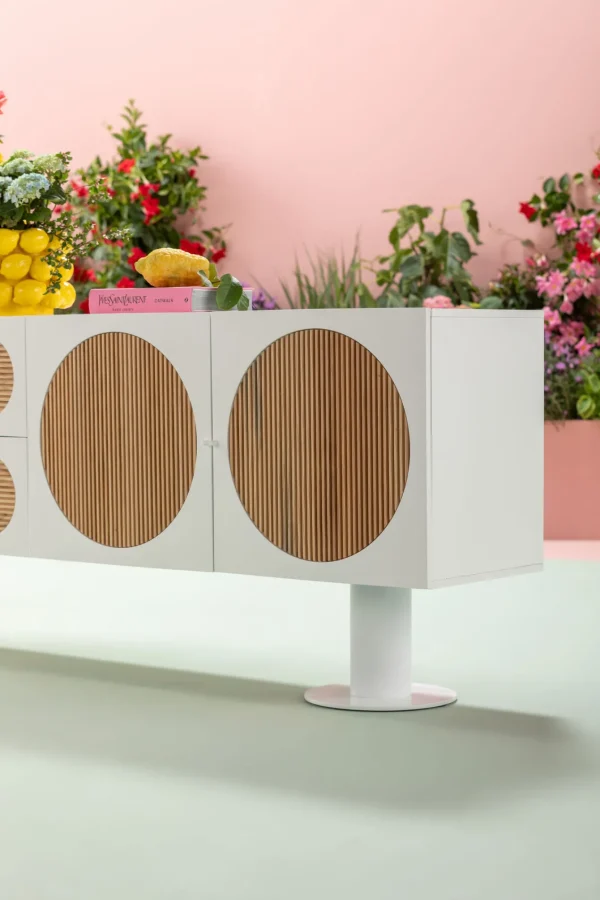 Credenza Atomic Bianco 183x76cm - KARE