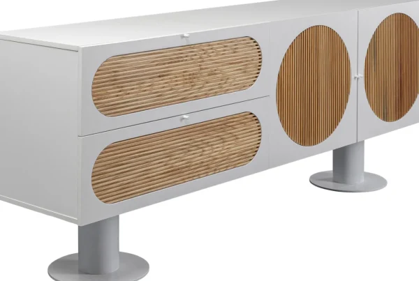 Credenza Atomic Bianco 183x76cm - KARE