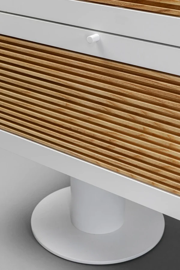 Credenza Atomic Bianco 183x76cm - KARE