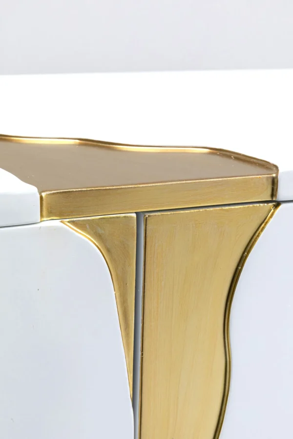 Credenza Oro Bianco Cracked 165x80cm - KARE