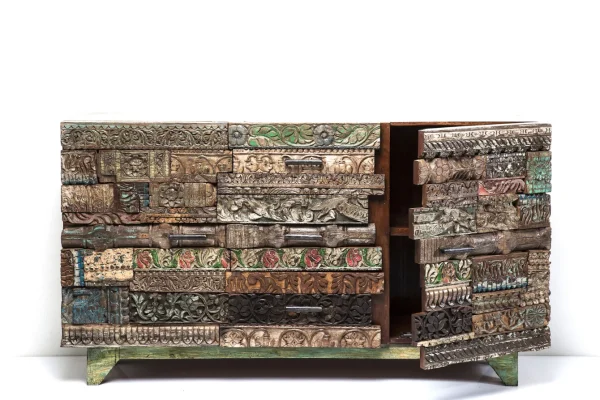 Credenza Shanti Surprise Puzzle 2 Porte 3 Cassetti - KARE