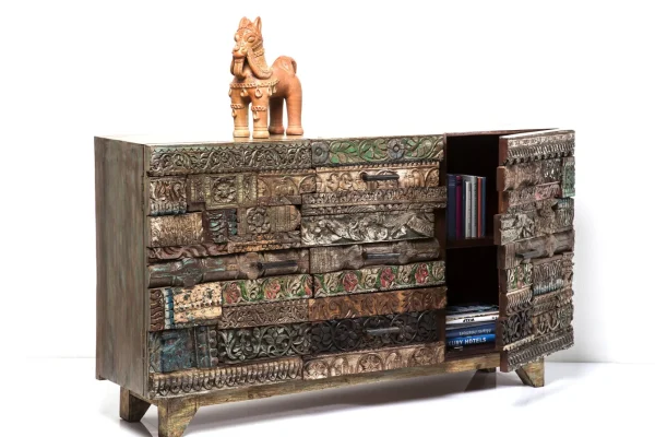 Credenza Shanti Surprise Puzzle 2 Porte 3 Cassetti - KARE