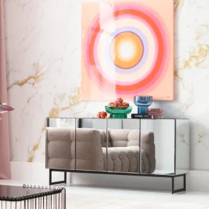 Credenza Soran nero 160x45cm - KARE