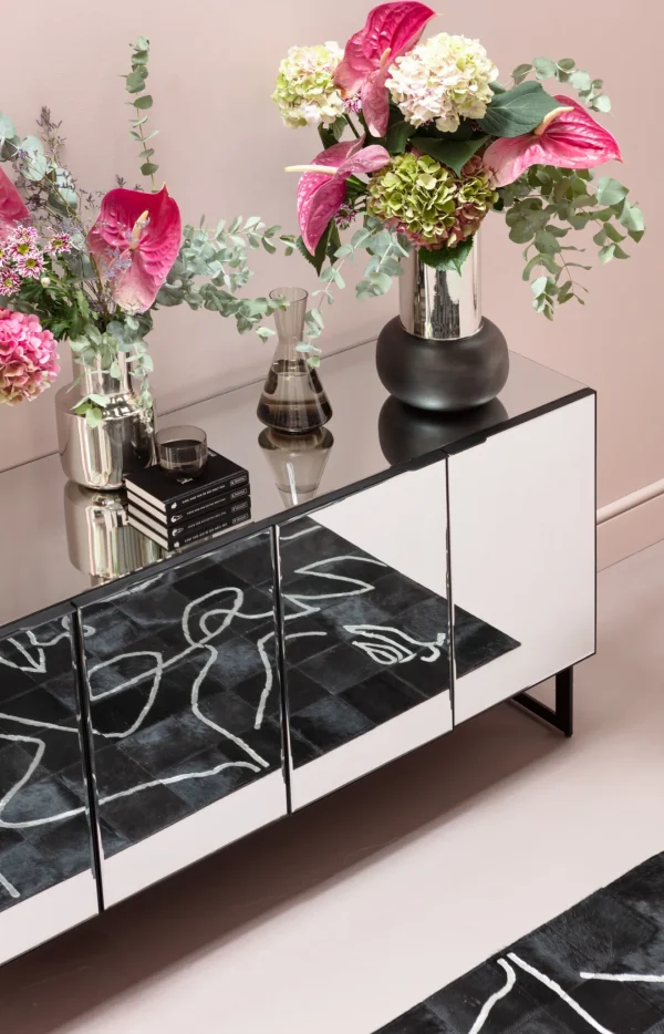 Credenza Soran nero 160x45cm - KARE