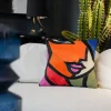 Cuscino Abstract Lady Face 40x40cm - KARE
