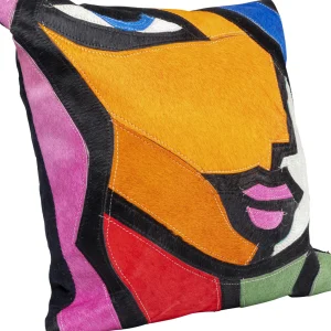 Cuscino Abstract Lady Face 40x40cm - KARE