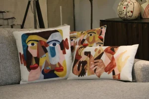 Cuscino Artistic Face 45x45cm - KARE