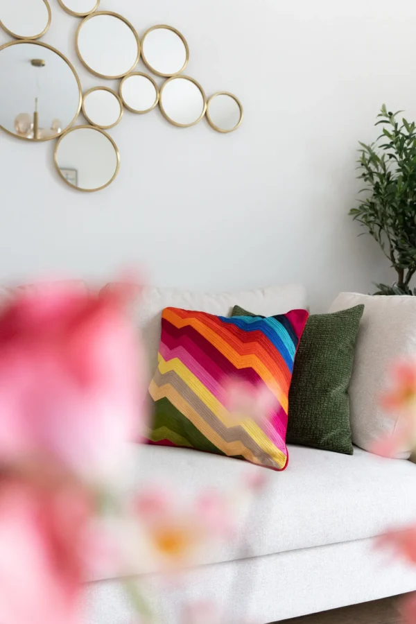 Cuscino Artistic Zig Zag 50x50cm - KARE