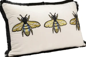 Cuscino Bees bianco 50x30cm - KARE