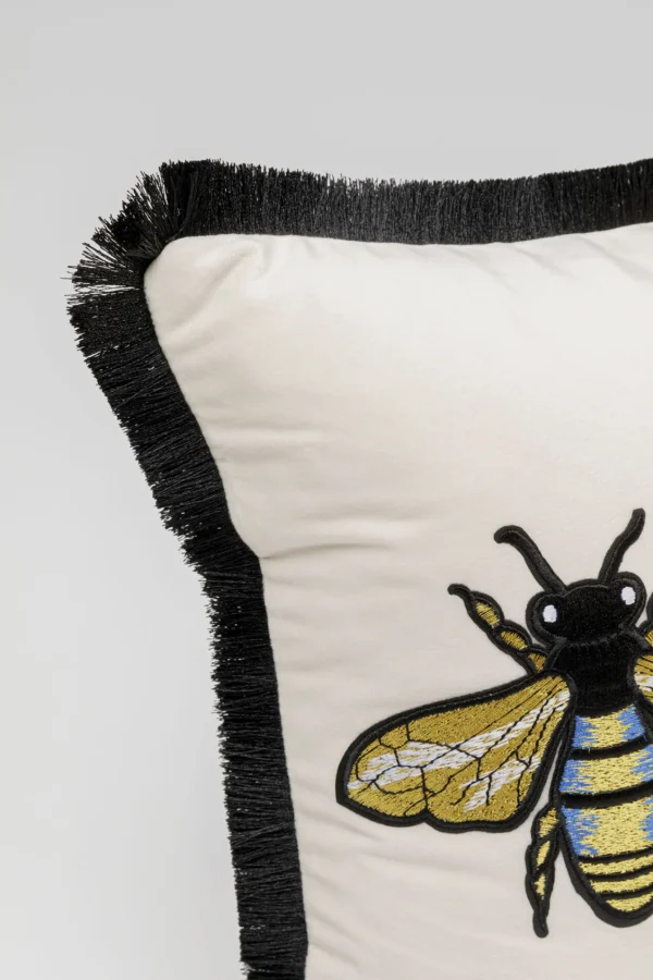 Cuscino Bees bianco 50x30cm - KARE