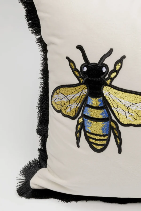 Cuscino Bees bianco 50x30cm - KARE