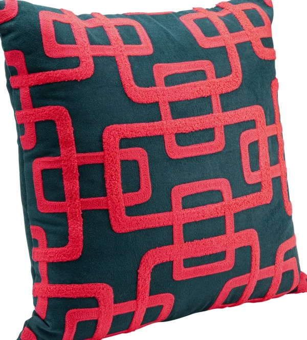 Cuscino Chain fucsia 45x45cm - KARE