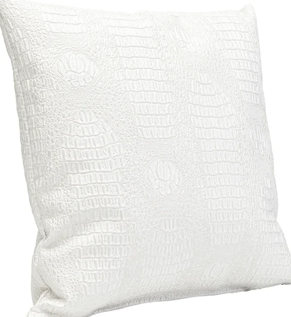 Cuscino Croco bianco 40x40cm - KARE
