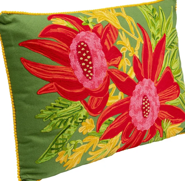 Cuscino Fiorista verde 60x40cm - KARE