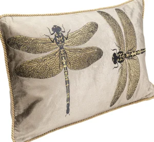 Cuscino Glitter Dragonfly marrone 50x30cm - KARE