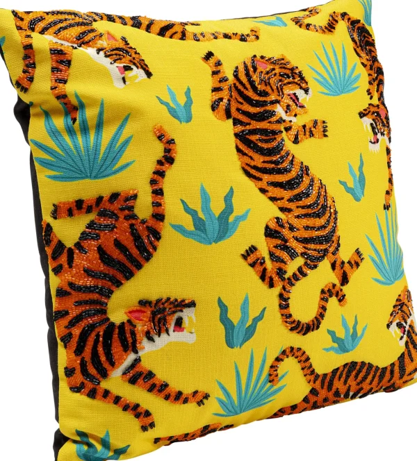 Cuscino Tiger Love giallo 45x45cm - KARE