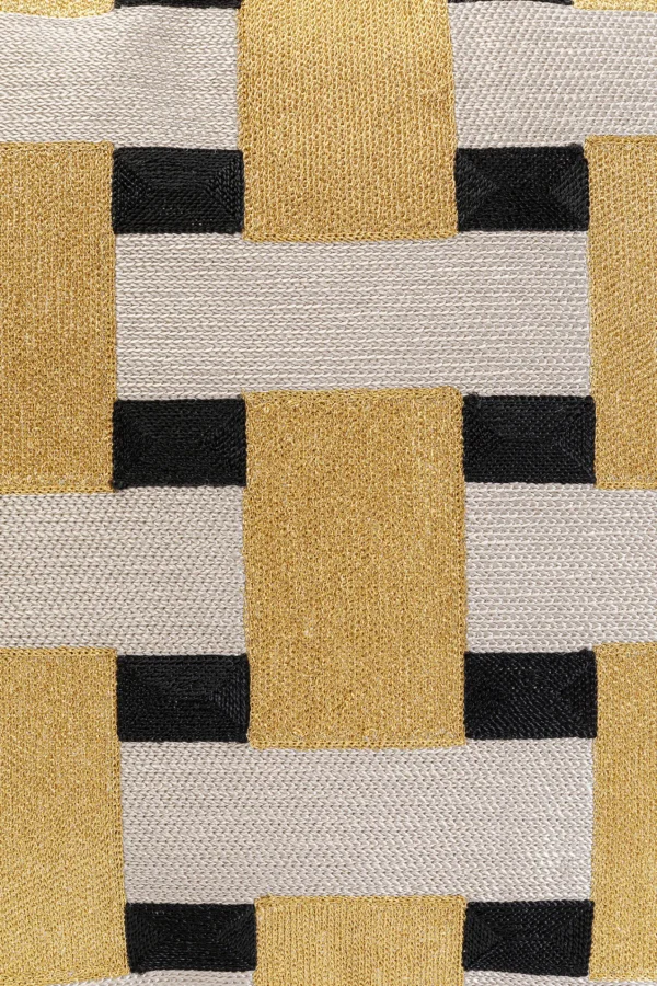 Cuscino Treccia giallo 60x40cm - KARE