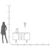 Decorazione da parete Giraffe Mirror 45cm - KARE