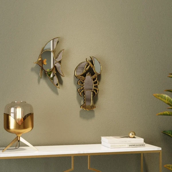 Decorazione da parete Langosta Mirror 26x47cm - KARE