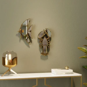 Decorazione da parete Langosta Mirror 26x47cm - KARE