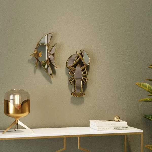 Decorazione da parete Langosta Mirror 26x47cm - KARE