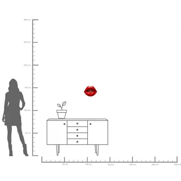 Decorazione da parete Lips 30cm - KARE
