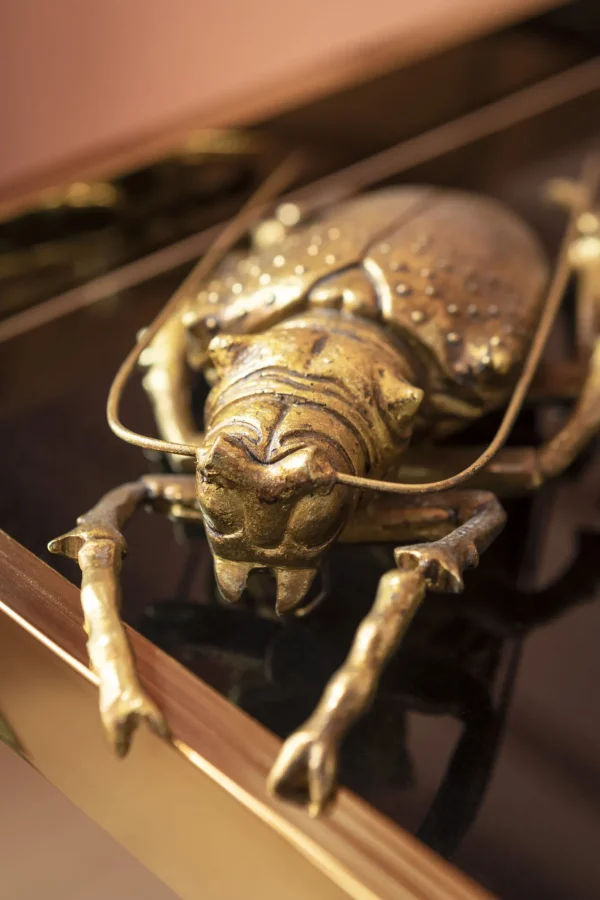 DECORAZIONE DA PARETE LONGICORN BEETLE ORO - KARE