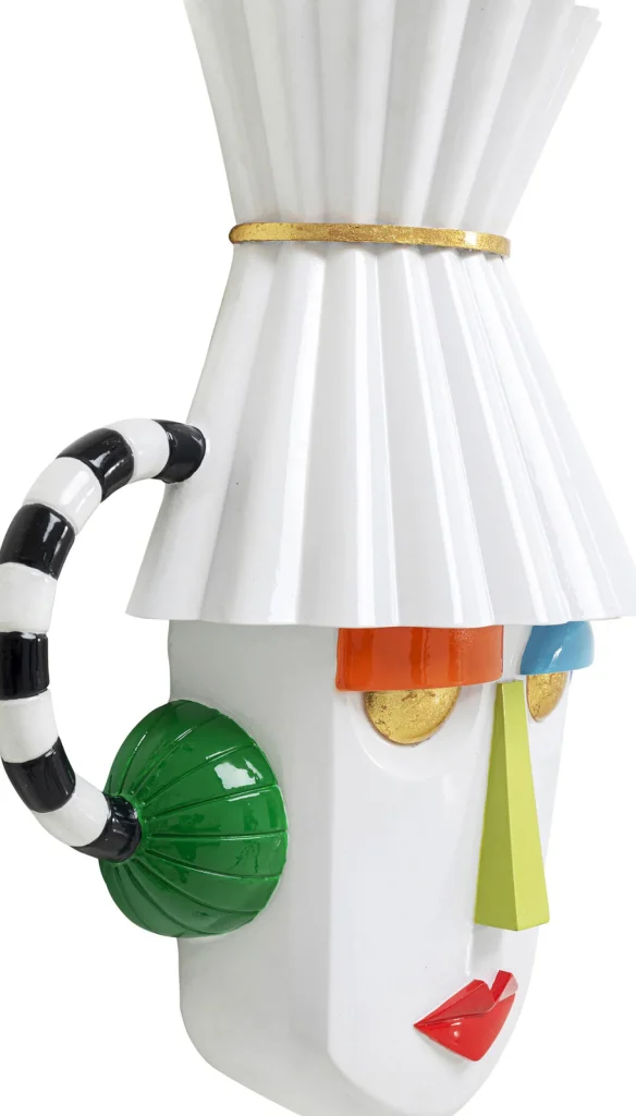 Decorazione da parete Mesquerade bianco 37x41cm - KARE