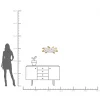Decorazione da parete Orchid bianco 24x25cm - KARE