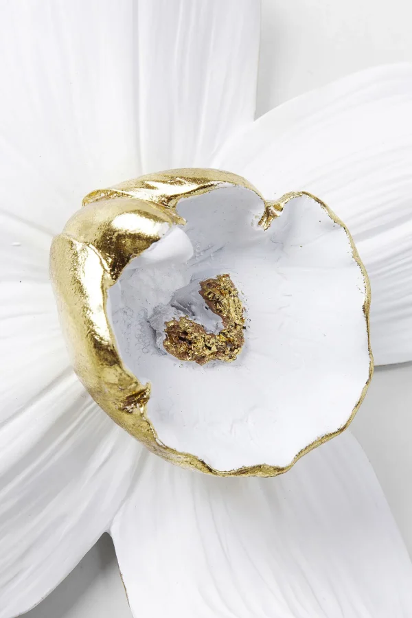 DECORAZIONE DA PARETE ORCHID BIANCO 25CM - KARE