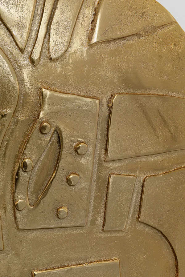 Decorazione da parete "Kala Antique" color oro Ø60cm - KARE