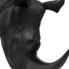 Decorazione da parete Rhino Head Antique nero 22x4 - KARE