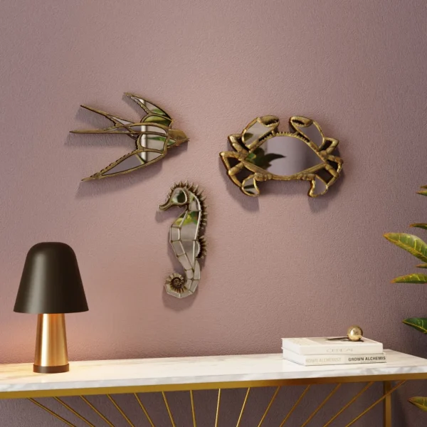 Decorazione da parete Swallow Mirror 39x31cm - KARE