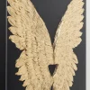 Decorazione da parete wings oro/nero 120x120 cm - KARE