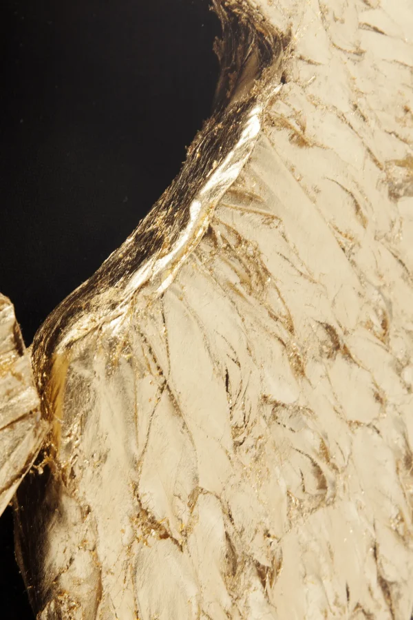 Decorazione da parete wings oro/nero 120x120 cm - KARE