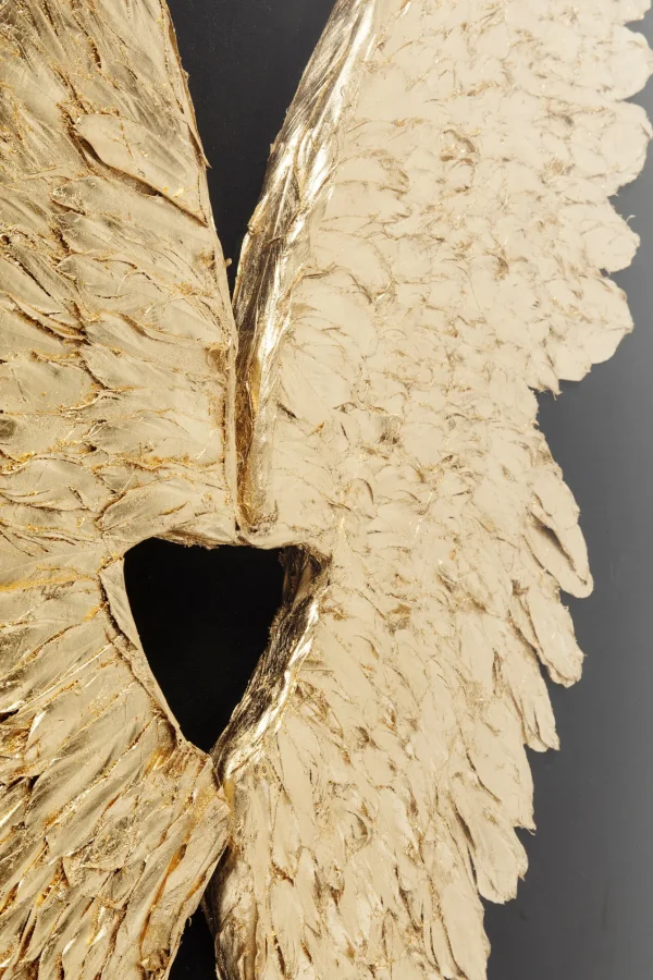 Decorazione da parete wings oro/nero 120x120 cm - KARE